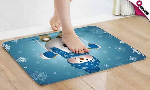 Christmas-Themed Floor Mat!